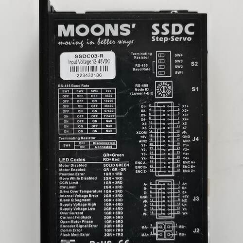 【议价】SSDC03-R  鸣志 MOONS 步进伺服驱动器适用