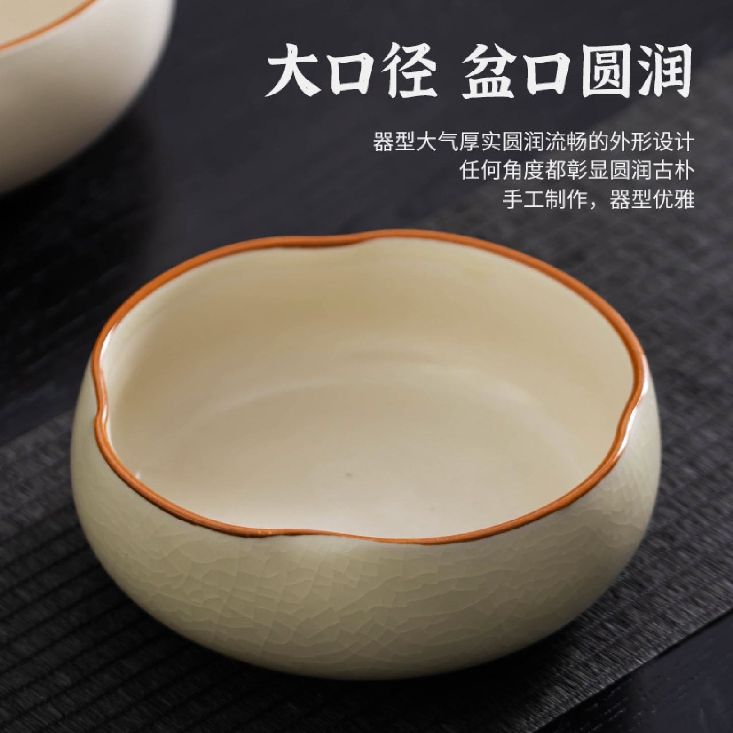 桌面垃圾桶餐桌上专用果皮碗家用客厅茶台茶几放的垃圾收纳盘新款