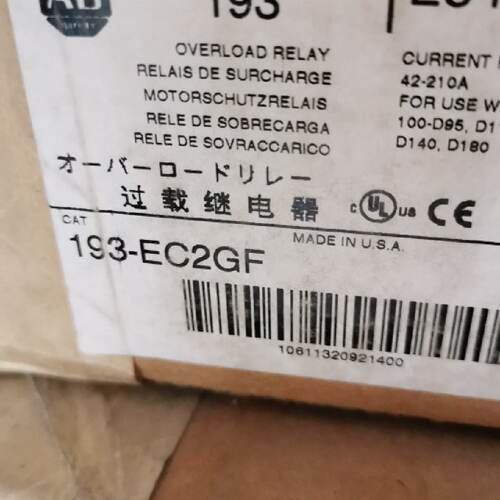 议价全新原装AB过载继电器193-EC2GF 193-EC1FF 193-EC3GF 现货