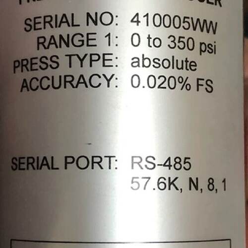 议价Mensor CPT6010 数字压力感测器410005WW  0-350psi   0.020%