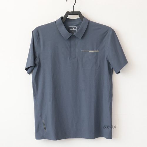 安踏男短袖POLO衫夏款速干排汗透气冰肤短T翻领运动上衣152437129