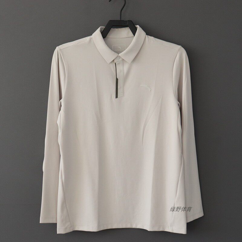 安踏男长袖POLO衫春秋透气冰肤舒适翻领运动上衣针织衫152437405,运动服/休闲服装,运动POLO衫,淘宝优惠券,粉丝福利购,淘宝优惠卷