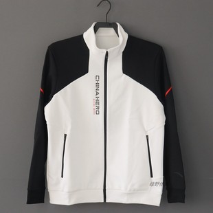 安踏男外套开衫 卫衣秋冬加绒保暖立领休闲针织运动上衣152447735N