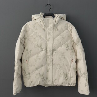 安踏女羽绒服短款防泼水连帽百搭羽绒外套保暖运动上衣162447945N