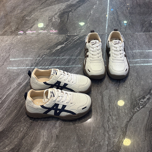 圆头厚底户外运动慢跑休闲阿甘鞋