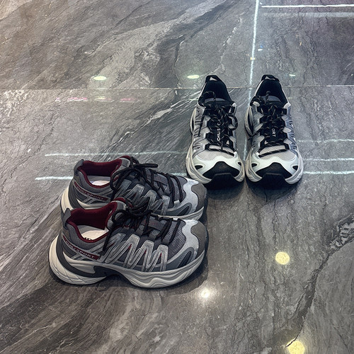 复古百搭透气网面休闲运动鞋潮酷