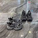 复古真皮厚底加绒老爹鞋女2025秋冬新款增高显脚小轻便休闲运动鞋