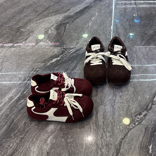 美拉德百搭休闲运动鞋内增高板鞋