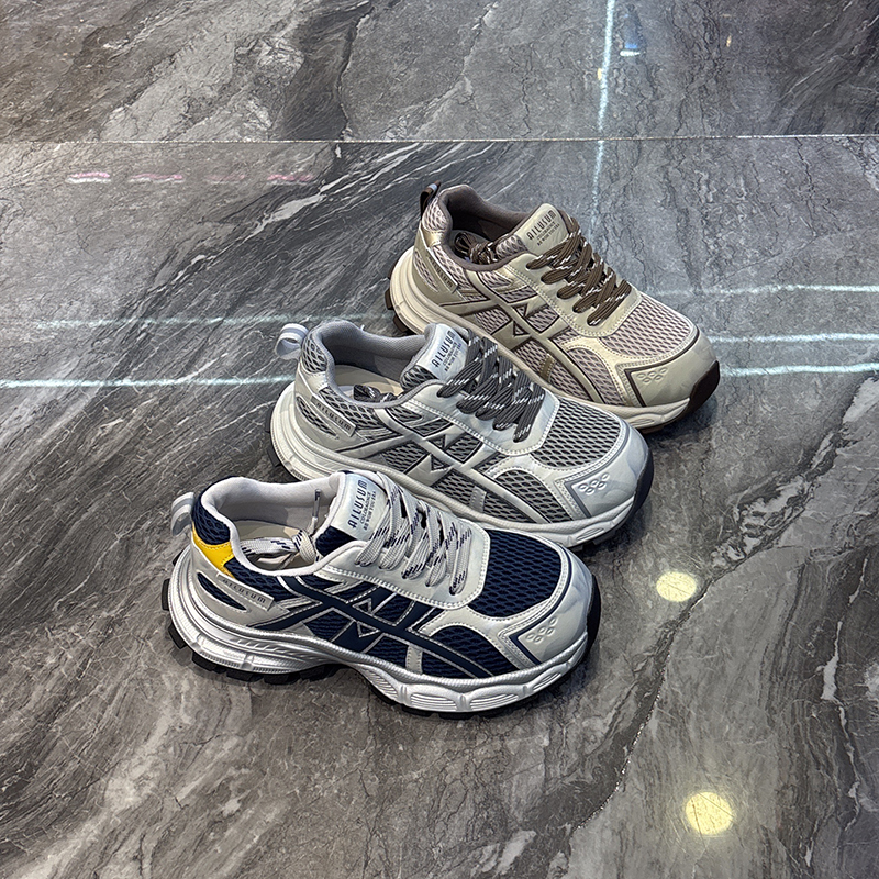 好穿厚底休闲韩版老爹鞋拼色爆款