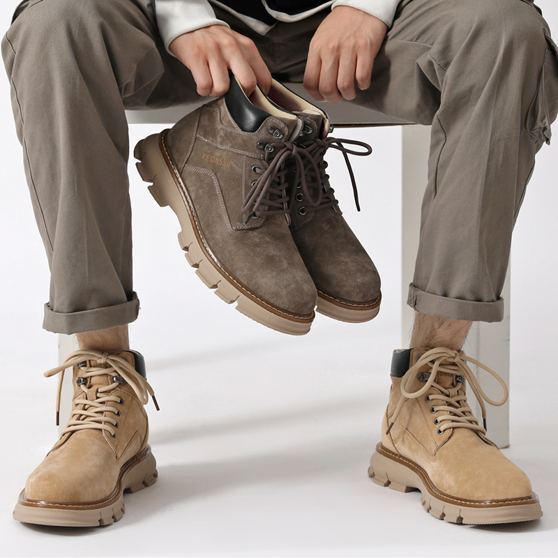 男高帮马丁靴英伦风厚底工装男鞋