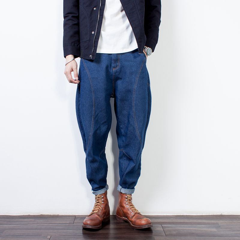 Jeans pour jeunesse Sarouel en coton pour automne - Ref 1476189 Image 1