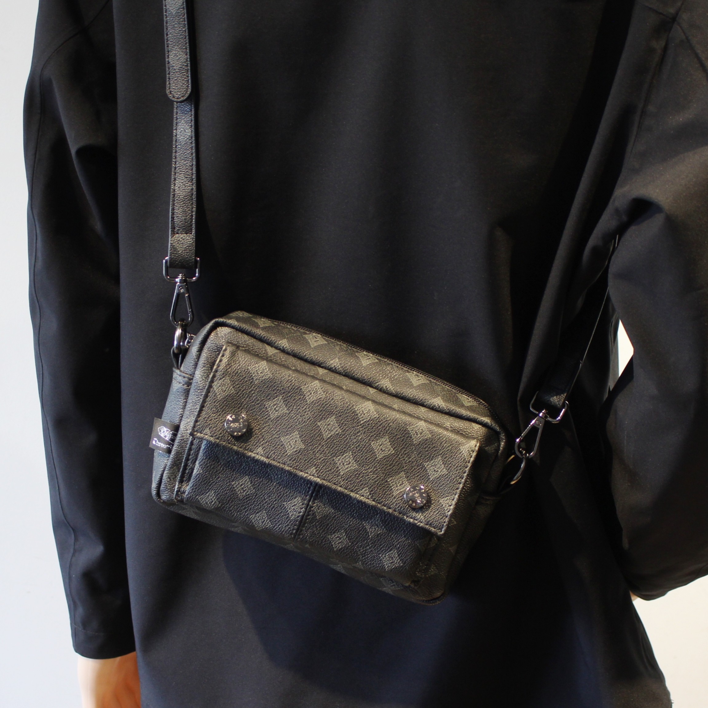 ThreeBox潮牌斜挎包男士老花包高级质感女包单肩手机包软皮小方包,箱包皮具/热销女包/男包,男士包袋,淘宝优惠券,粉丝福利购,淘宝优惠卷