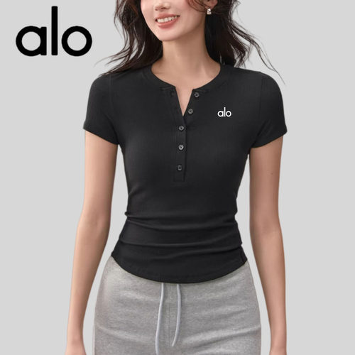 AIo健身户外跑步高弹运动短袖