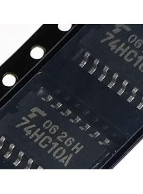 TC74HC10AF 丝印74HC10A 中体贴片SO-14/5.2 全新原装东芝可直拍