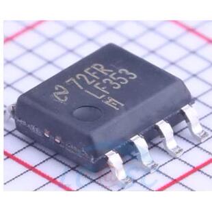 全新原装NS LF353 LF353MX LM353MX双路运算放大器 贴片SOP-8