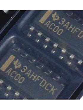 SN74AC00DR 丝印AC00 窄体贴片SOIC-14 全新原装TI可直拍74AC00