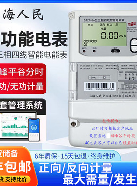 三相智能电表峰谷平电表多功能计量表 DTZ1621/DSZ1621智能需量表