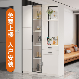 玄关柜入户正对门新款 柜子 现代简约客厅隔断屏风柜轻奢门厅玄关鞋