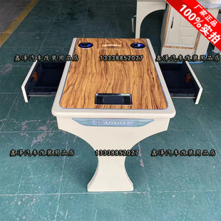 新款考斯特柯斯达宝斯通中巴车载客车T7改装 办公桌 双面 对桌