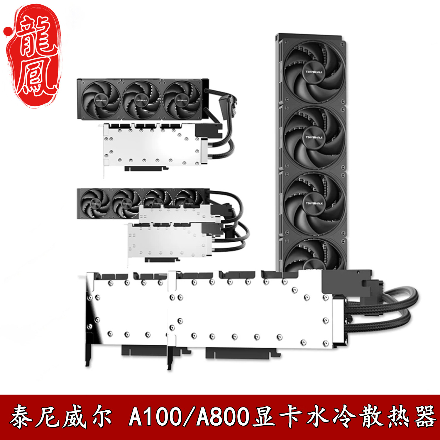 泰尼威尔Tesla显卡水冷散热器图片