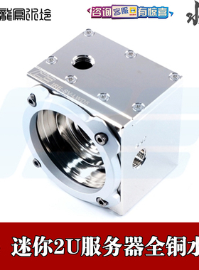 全新分体水冷用品 2U服务器主机 迷你mini全铜D5水箱IceMan Coole