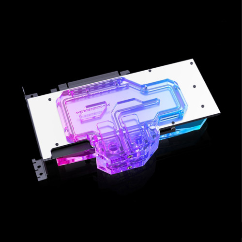 Bykski 正背面水冷头 技嘉rtx3080 3090 GAMING OC背板显存散热器