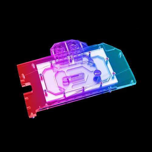 Bykski分体显卡水冷头幻彩