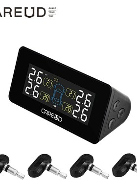 CAREUD凯佑T812太阳能胎压监测器无线内置外置汽车轮胎气压检测计