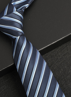 W15男女商务领带正装手打新郎结婚懒人婚礼蓝色结婚手打领带