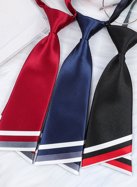 韩版尖角女士灰色职业小领带日式领结领花飘带蝴蝶结学生商务领带