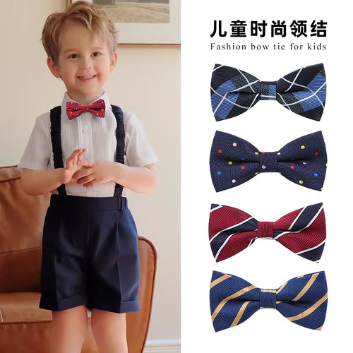 带带帅领结包邮涤丝韩版儿童宝宝