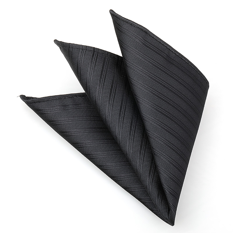 速写带帅商务涤丝色织口袋巾包邮