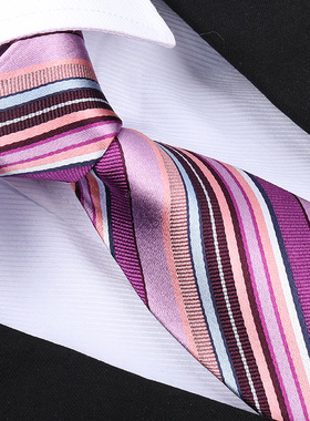 真丝-ZSLD077手打款真丝结婚领带桑蚕丝男士商务正装礼盒送礼领带