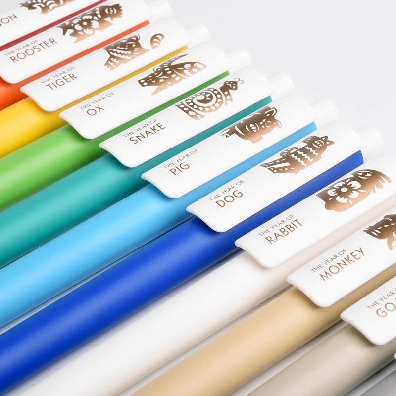 派锐美科巧可十二生肖中性笔