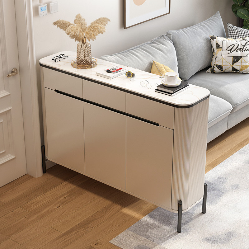 进门双面鞋柜隔断家用门口轻奢沙发玄关柜置物靠墙一体鞋橱门厅柜