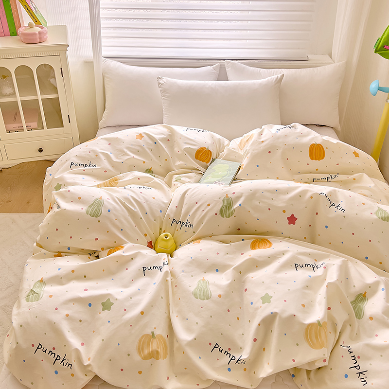 可定做全棉卡通纯棉被套单件被罩