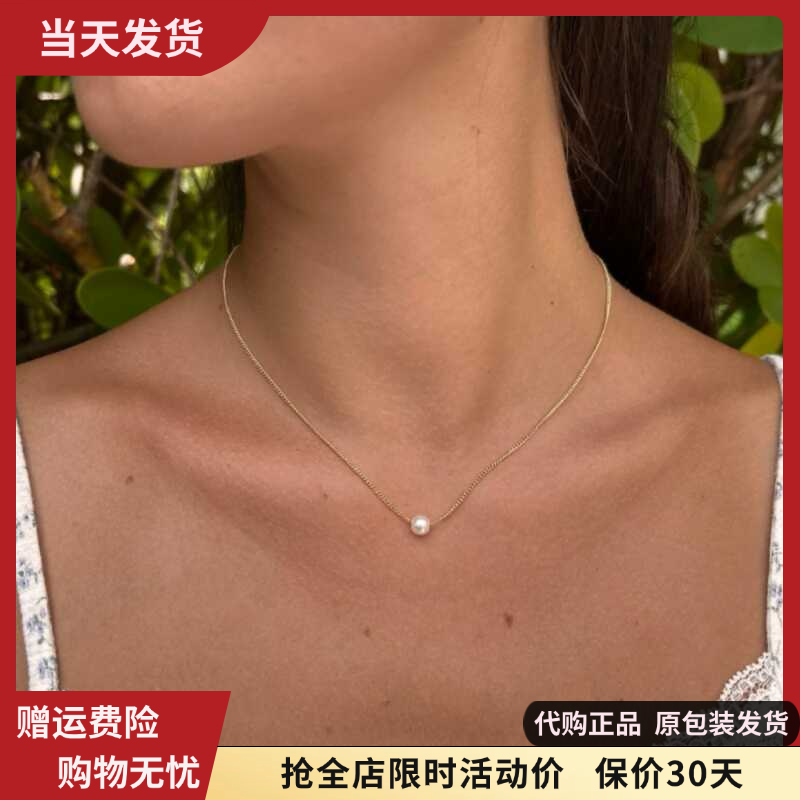 bm珍珠项链女新款轻奢精致锁骨链百搭可爱代购正品brandymelville