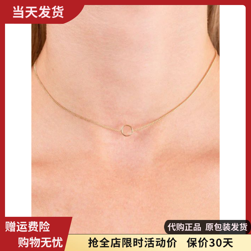brandymelville项链国内代购圆圈项圈链短链颈链简约新款女百搭bm