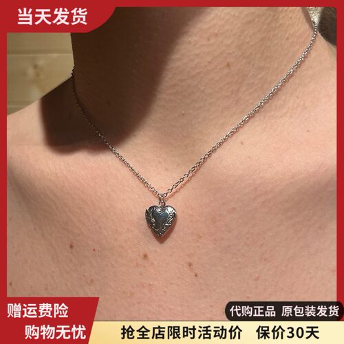 bm爱心项链不掉色洗澡不用摘