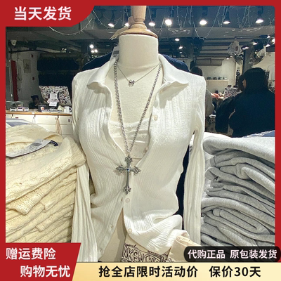冬天配毛衣的项链十字架大号长款
