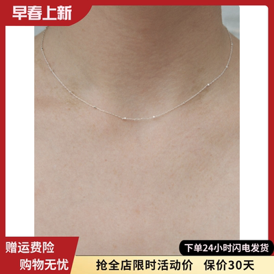 新款项链迷你珠子细链Choker