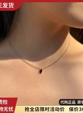 bm项链不掉色新款萤石迷你小坠锁骨链女生国内代购brandymelville