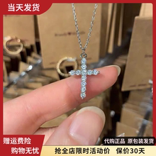 bm项链十字架镶钻夏新款百搭女学生官网正品代购 brandy melville