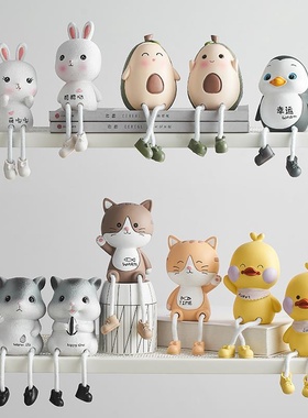 红可厅爱少心摆家饰鸭腮m网装北物女吊居脚欧红娃U客创件意娃品礼