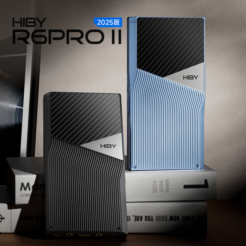 hiby海贝R6PROⅡ2025便携音频播放器双4308P平衡4.4线路甲类R6P25