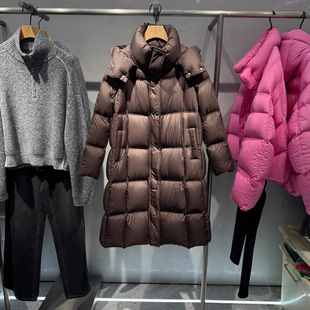 专柜正品艾诺丝雅诗国内代购2025冬装新宽松大码羽绒服女41110045