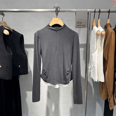 专柜正品艾诺丝雅诗国内代购2025冬时尚修身打底针织衫女41016008