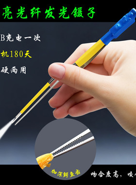 儿童掏耳勺发光耳屎镊子硅胶高级可视耵聍钩充电挖耳采耳专业工具