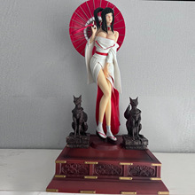 火影忍者手办 FA 和服雏田 美少女 白无垢 撑伞 模型摆件厂家批发