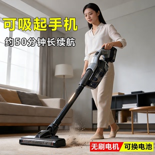 锂电池无线吸尘器家用便携手持式大功率吸宠物猫毛清洁工具除尘机